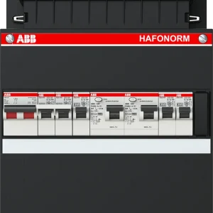 ABB Installatiedozen en -kasten 3x achter 2x30mA + F + HS, 1-f Installatiekast Speciale Aanbieding