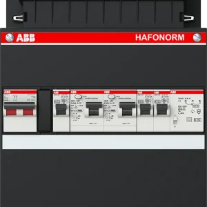 ABB Installatiedozen en -kasten 3x achter 2x30mA + T + HS, 1-f Installatiekast Weekendaanbieding
