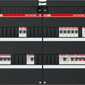 ABB Installatiedozen en -kasten 7x achter 3x 30mA = HS + D + T, 3-fasen Koopje