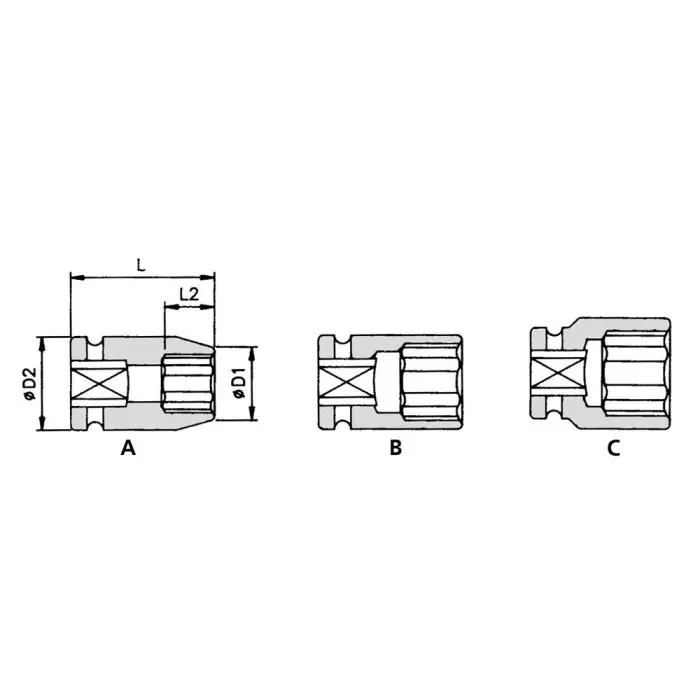 Action Slagdop DO6052P014 - 1/2" x 14 magn. Gereduceerde Prijs