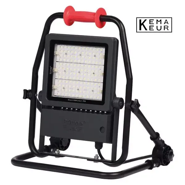 Primaelux LED bouwlamp WIZARD 100W 5700K klasse 2 op statief Must-Have