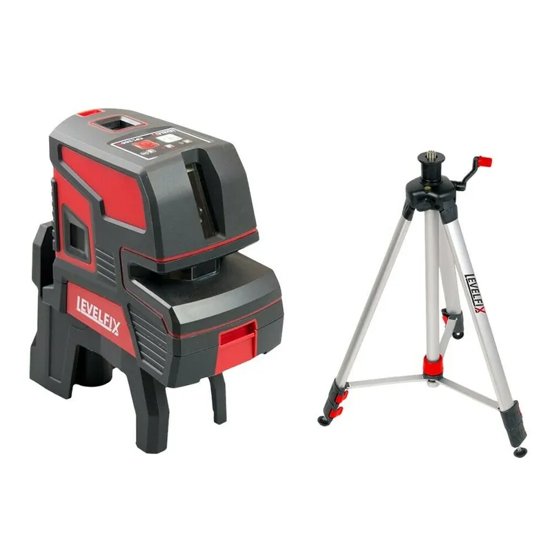 Merkproduct Levelfix laser CL202R set met statief rood