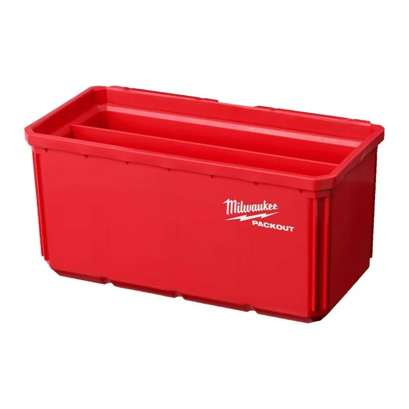 Op = Op Milwaukee PACKOUT 10x20cm bakjes set van 2