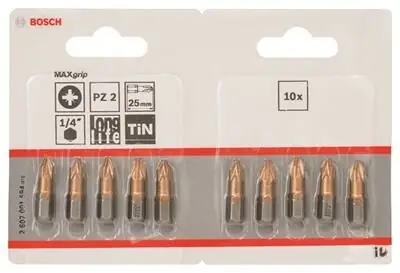 Laatste Versie Bosch bits maxgrip pz2 (10 stuks)