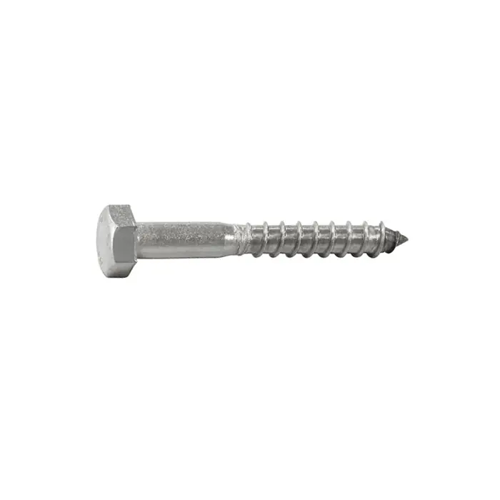 - Houtdraadbout Met Zeskantkop DIN 571 RVS A4 M10X100 Merkproduct